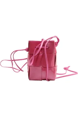 Bottega Veneta Pre-owned, Kobieta, Różowy, ONE SIZE, Skóra, Pre-owned Leather crossbody-bags
