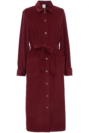 Inès de la Fressange Sukienki, Kobieta, Czerwony, XS, Plum Velvet Sukienka Rosabella