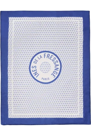 Inès de la Fressange Akcesoria, Kobieta, Wielobarwność, ONE SIZE, Niebieski i biały Flore sarong