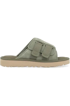 UGG Buty, Mężczyzna, Zielony, 42 EU, Zamsz, Zielona Sandałowa Rzemień