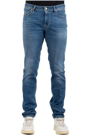 RE-HASH Jeansy, Mężczyzna, Niebieski, W38, Denim, Męskie Jeansyy