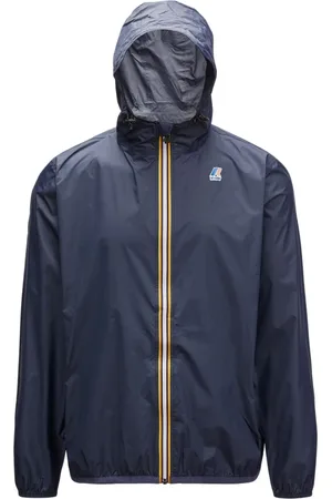K-Way Kurtki, unisex, Niebieski, XL, Nylon, Wodooda Wiatroszczelna Oddychająca Kurtka