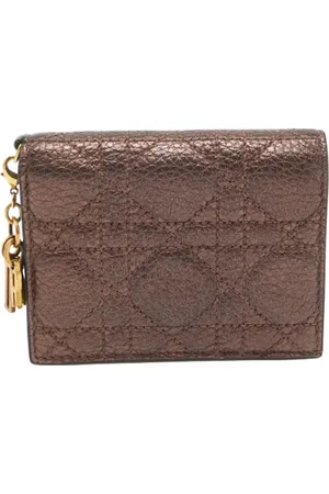 Dior Pre-owned, Kobieta, brązowy, ONE SIZE, Pre-owned skórzane portfele