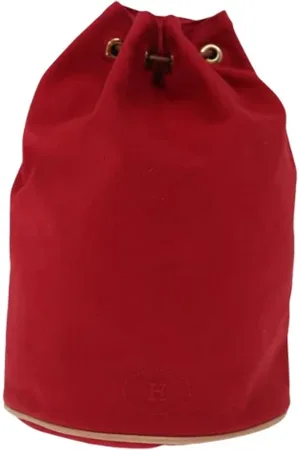 Hermès Pre-owned, Kobieta, Czerwony, ONE SIZE, Pre-owned Canvas shoulder-bags