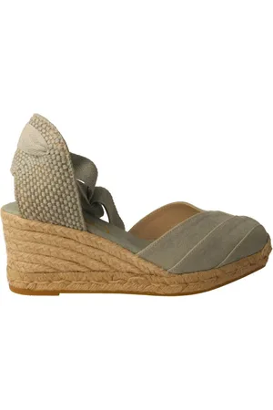 Gaimo Buty, Kobieta, Zielony, 39 EU, Mint Espadryle 5 Sznurki Damskie