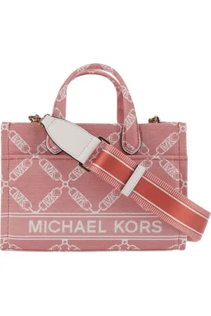 Michael Kors Torebki, Kobieta, Wielobarwność, ONE SIZE, Torba z Logo Czerwona Biała