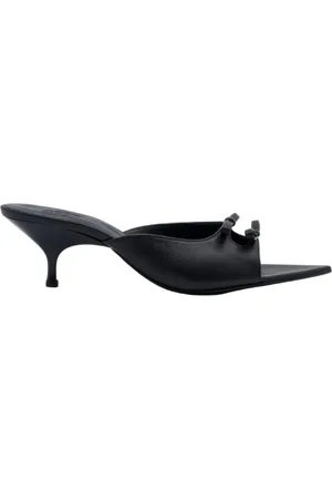 Gia Borghini Buty, Kobieta, Czarny, 37 EU, Eleganckie sandały z kokardą