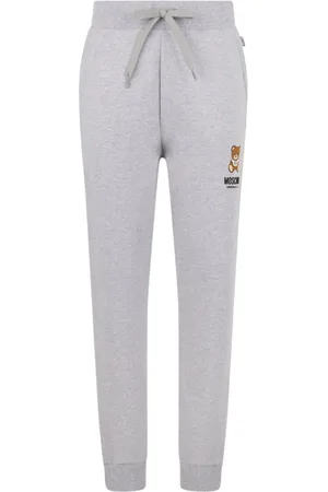 Moschino Spodnie, Kobieta, Szary, L, Szare Spodnie Dresowe Underbear Styl