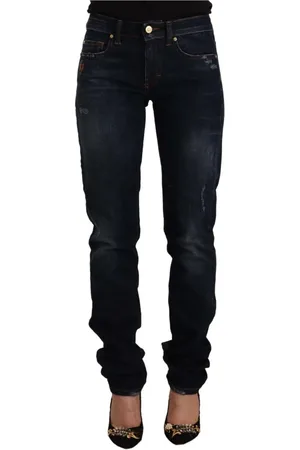 Gianfranco Ferré Jeansy, Kobieta, Niebieski, M, Denim, Slim-fit Jeansy