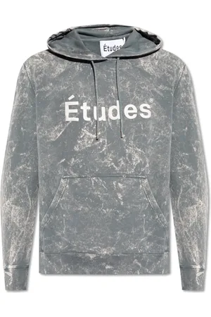 Etudes Bluzy, Mężczyzna, Szary, S, Bluza z kapturem ‘Klein’