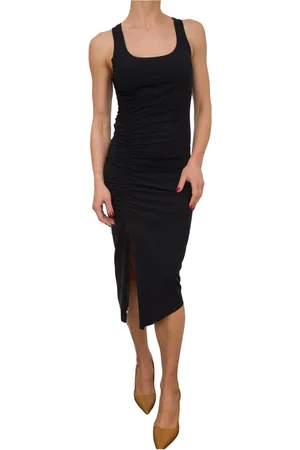 Patrizia Pepe Sukienki, Kobieta, Czarny, L, Elegancka Czarna Sukienka