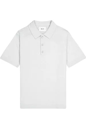 NN.07 Koszulki, Mężczyzna, Biały, L, Kremowy Polo Shirt Model Randy