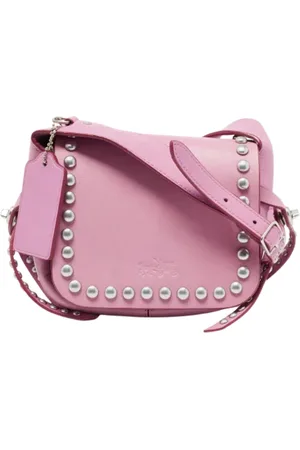 Coach Pre-owned, Kobieta, Różowy, ONE SIZE, Pre-owned Leather crossbody-bags