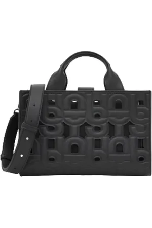 TOUS Torebki, Kobieta, Czarny, ONE SIZE, Czarna Syntetyczna Torba Damska