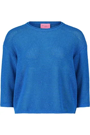 Betty Barclay Swetry, Kobieta, Niebieski, 3XL, Sweter Casual z Grubej Przędzy