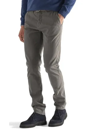 HARMONT&BLAINE Spodnie, Mężczyzna, Szary, M, Bawełna, Wąskie spodnie chino z bawełny