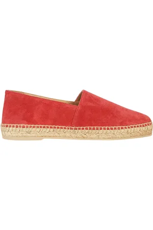 Kiton Buty, Mężczyzna, Czerwony, 40 EU, Skóra, Stylowe espadryle na lato