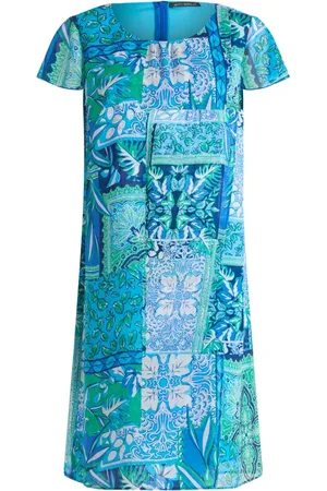 Betty Barclay Sukienki, Kobieta, Wielobarwność, S, Szyfon, Elegancka Sukienka z Chiffonu z Zamkiem