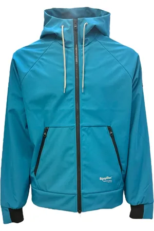 RefrigiWear Kurtki, Mężczyzna, Niebieski, M, Poliester, Kurtka Speed Niebieska Poliester Wiosna/Lato 2024