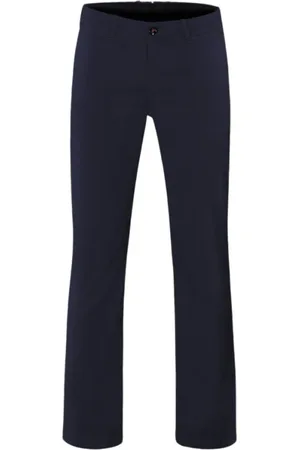 MOORER Spodnie, Mężczyzna, Niebieski, 4XL, Zamsz, Vintage Jedwabno-Bawełniane Spodnie Chino