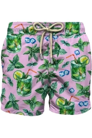 MC2 SAINT BARTH Stroje kąpielowe, Mężczyzna, Wielobarwność, M, Mojito Taste Swim Short