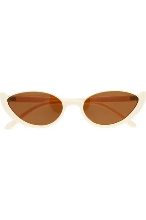 Dansk Copenhagen Akcesoria, Kobieta, Beżowy, ONE SIZE, Stylowe Cream Okulary Przeciwsłoneczne Uv 400
