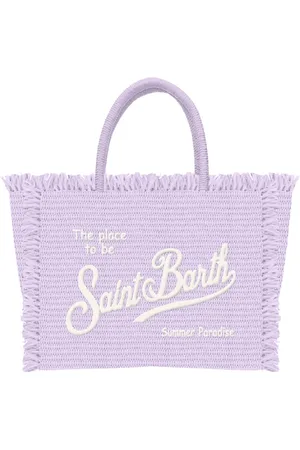 MC2 SAINT BARTH Torebki, Kobieta, Fioletowy, ONE SIZE, Słoma Torba Plażowa Colette