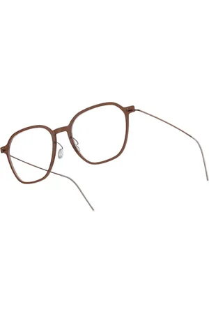 LINDBERG Akcesoria, unisex, brązowy, ONE SIZE, Minimalistyczne Okulary Tytanowe