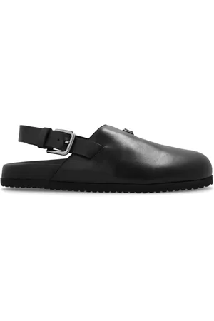 Dolce & Gabbana Buty, Mężczyzna, Czarny, 43 EU, Skórzane buty z logo