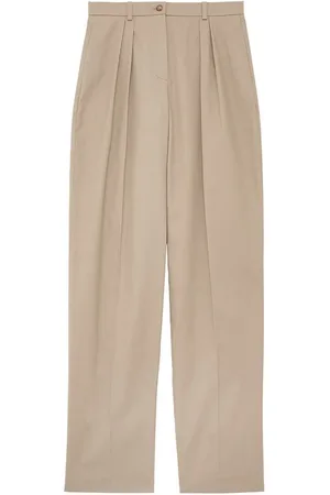 Inès de la Fressange Spodnie, Kobieta, Beżowy, XL, Bawełna, Marlow spodnie