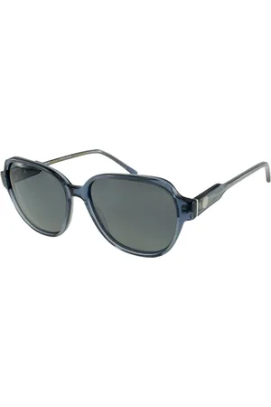 Inès de la Fressange Akcesoria, Kobieta, Niebieski, ONE SIZE, Lea niebieskie okulary przeciwsłoneczne