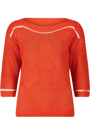 Betty Barclay Swetry, Kobieta, Czerwony, M, Elegancki Sweter z Modnymi Szczegółami