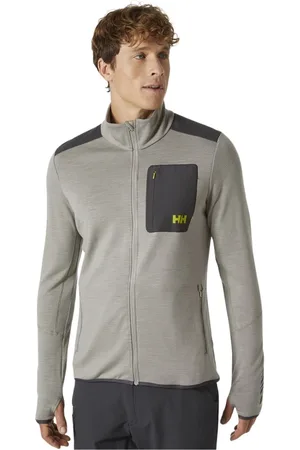 Helly Hansen Kurtki, Mężczyzna, Szary, S, Kurtka Merino Midlayer