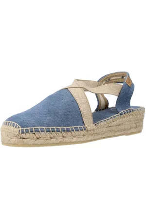 Toni Pons Buty, Kobieta, Niebieski, 37 EU, Espadryle z Krzyżującymi się Paskami
