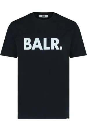 BALR. Koszulki, Mężczyzna, Czarny, S, Klasyczny T-shirt