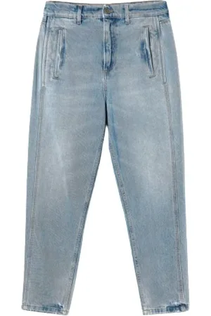 Twin-Set Jeansy, Kobieta, Niebieski, W29, Denim, Slim-fit Denim Jeansy