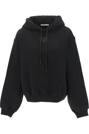 Alexander Wang Bluzy, Kobieta, Czarny, S, Puff Pain Terry Hoodie