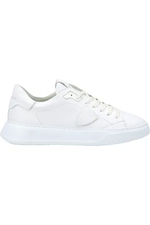 Philippe model Buty, Mężczyzna, Biały, 41 EU, Białe Sneakersy Temple