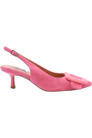 Bibi Lou Buty, Kobieta, Różowy, 36 EU, Eleganckie Slingback Obcasy