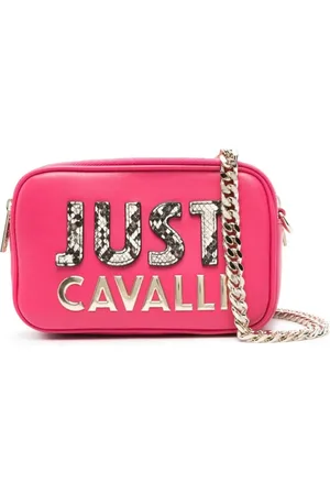 Roberto Cavalli Torebki, Kobieta, Różowy, ONE SIZE, Fioletowa Torba na Ramię dla Kobiet