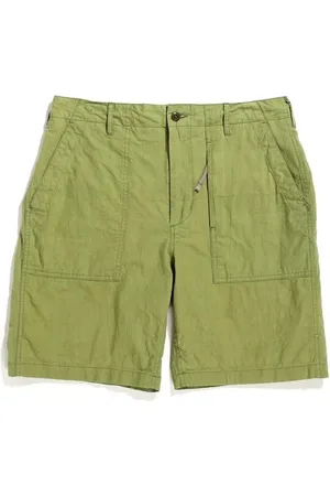 ENGINEERED GARMENTS Szorty, Mężczyzna, Zielony, S, Casualowe bawełniane szorty dla mężczyzn