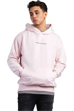 Family First Bluzy, Mężczyzna, Różowy, S, Różowa Bluza z Logo