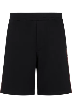 Alexander McQueen Szorty, Mężczyzna, Czarny, L, Czarne Szorty Ss 23 Odzież Męska