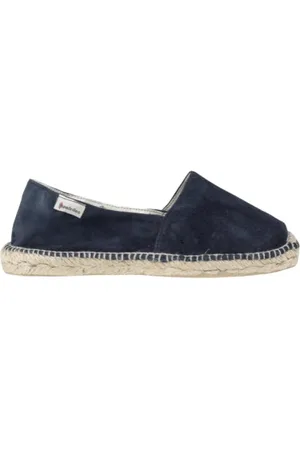 Espadrilles Buty, Mężczyzna, Niebieski, 45 EU, Casual Slip-On Sneakers