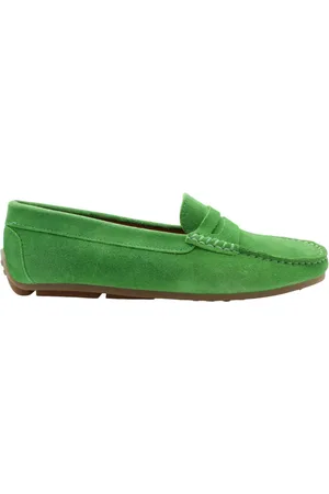 CTWLK. Buty, Kobieta, Zielony, 36 EU, Stylowe Anglos Mokasynyy dla Kobiet