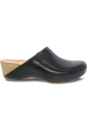 Dansko Buty, Kobieta, Czarny, 38 EU, Czarny drewniak z beżową koturną