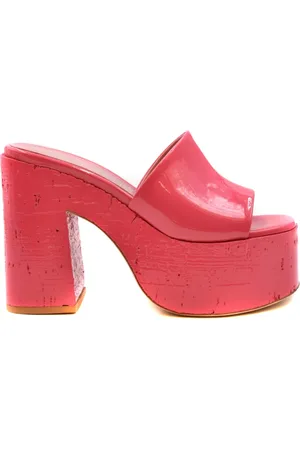 HAUS OF HONEY Buty, Kobieta, Różowy, 37 EU, Eleganckie Obcasy Mules Sandały