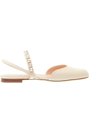 AGL ATTILIO GIUSTI LEOMBRUNI Buty, Kobieta, Beżowy, 36 EU, Eleganckie Buty Strass Slingback