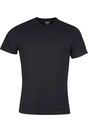 Barbour Koszulki, Mężczyzna, Czarny, L, Bawełna, Devise T-Shirt