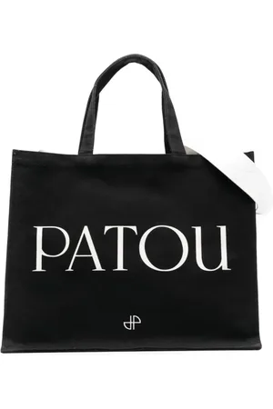 Patou Torebki, Kobieta, Czarny, ONE SIZE, Czarna Torba z Logo